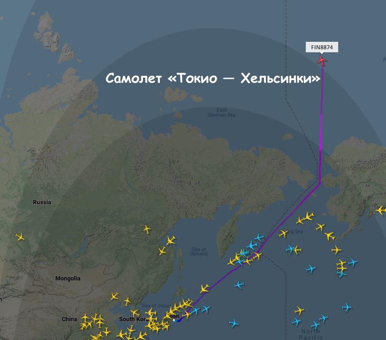 На примере некоторых рейсов рассмотрим, как самолеты европейских компаний теперь вынуждены облетать Россию.-4