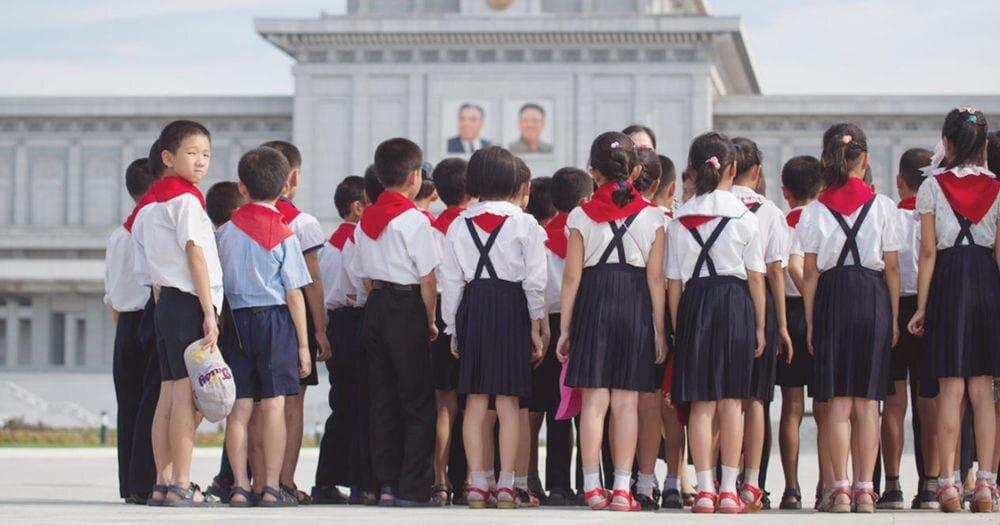 Школьники Северной Кореи