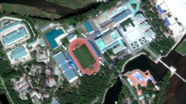 Один из объектов недвижимости Ким Чен Ына (фото со спутника)