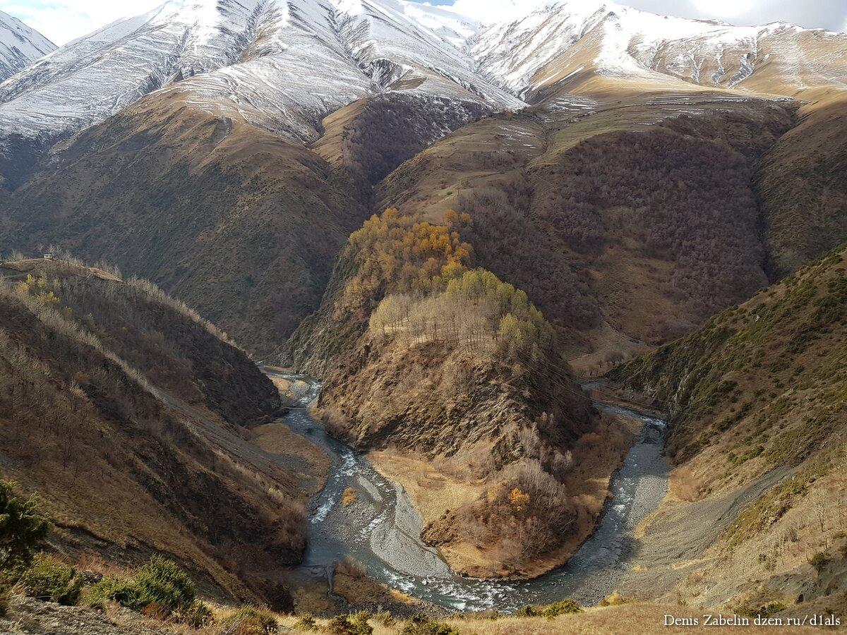 Южный Дагестан, панорама на Самур