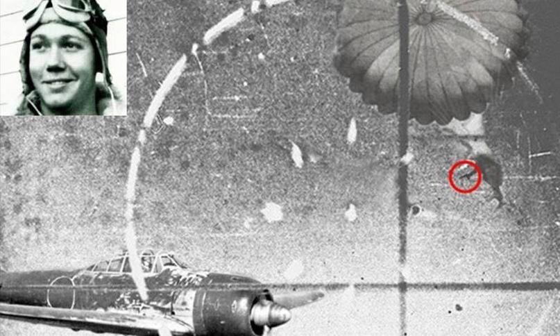 Кстати, в истории зафиксирован и один обратный случай - сбитый в Бирме в 1934-м году английский пилот  Оуэн Баггет, опускаясь на парашюте, умудрился сбить из пистолета пролетавший рядом японский истребитель. Удачно в кабину врага попал, да