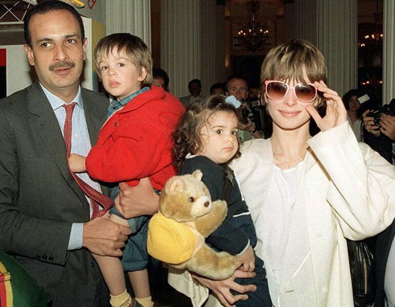 Настасья Кински с мужем и детьми. Конец 80-х.