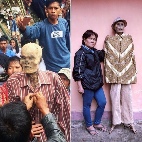 Каждые три года жители острова Сулавеси в Индонезии выкапывают своих мертвых родственников, чтобы переодеть их в новую красивую одежду. А также почему островитяне боятся покидать собственный дом.