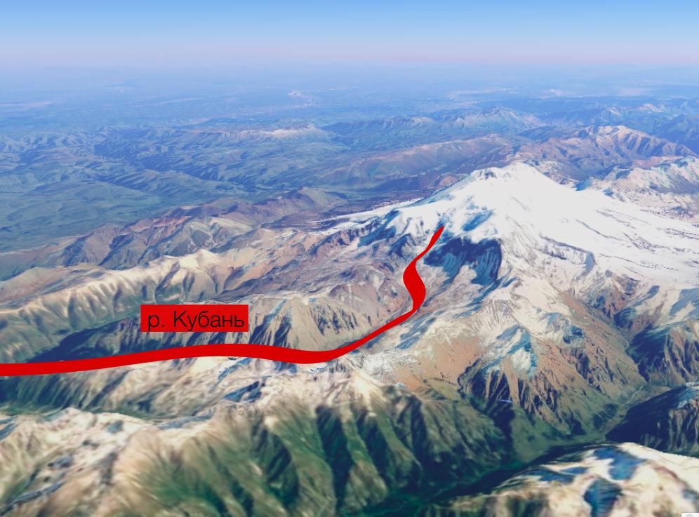 Прямо под Эльбрусом на глубине всего 5-7 километров расположен "пузырь" с жидкой магмой температурой под 2000 градусов. Размеры пузыря – до 5 километров.-9