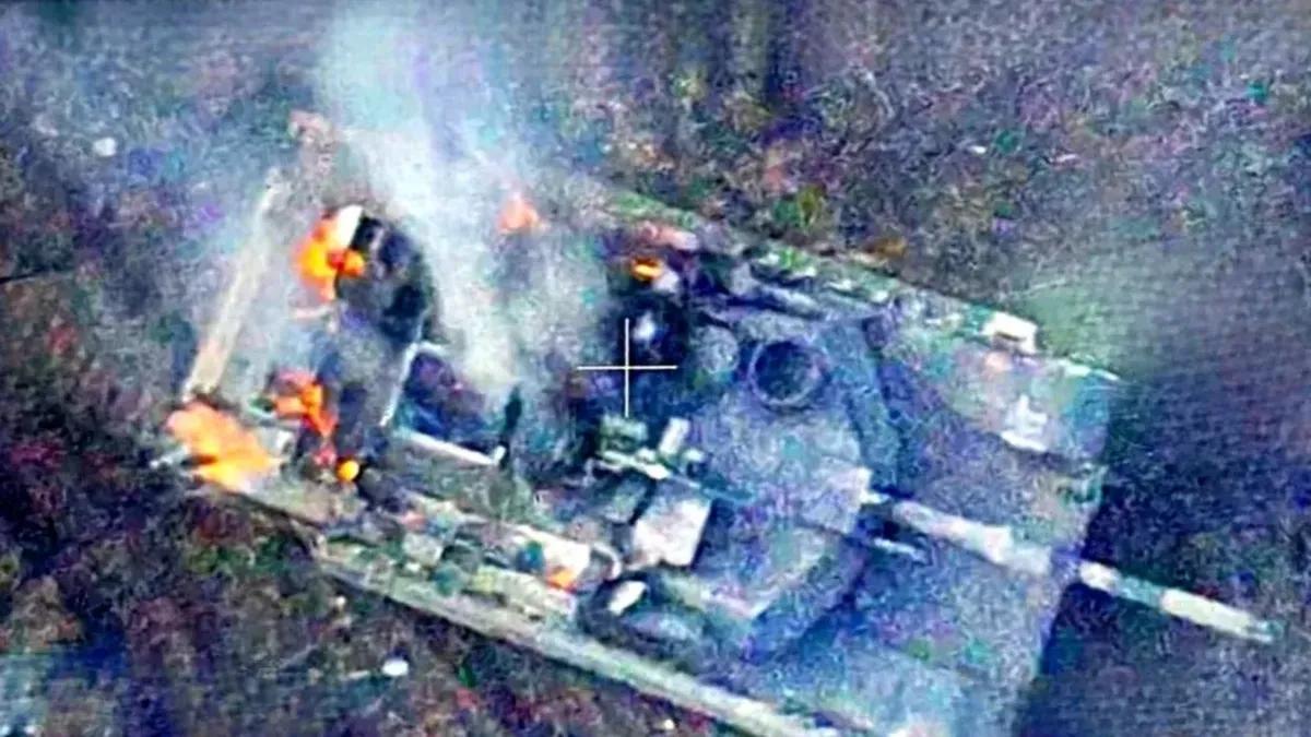 Первый уничтоженный M1 Abrams на актуальном ТВД «наделал много шума».-2