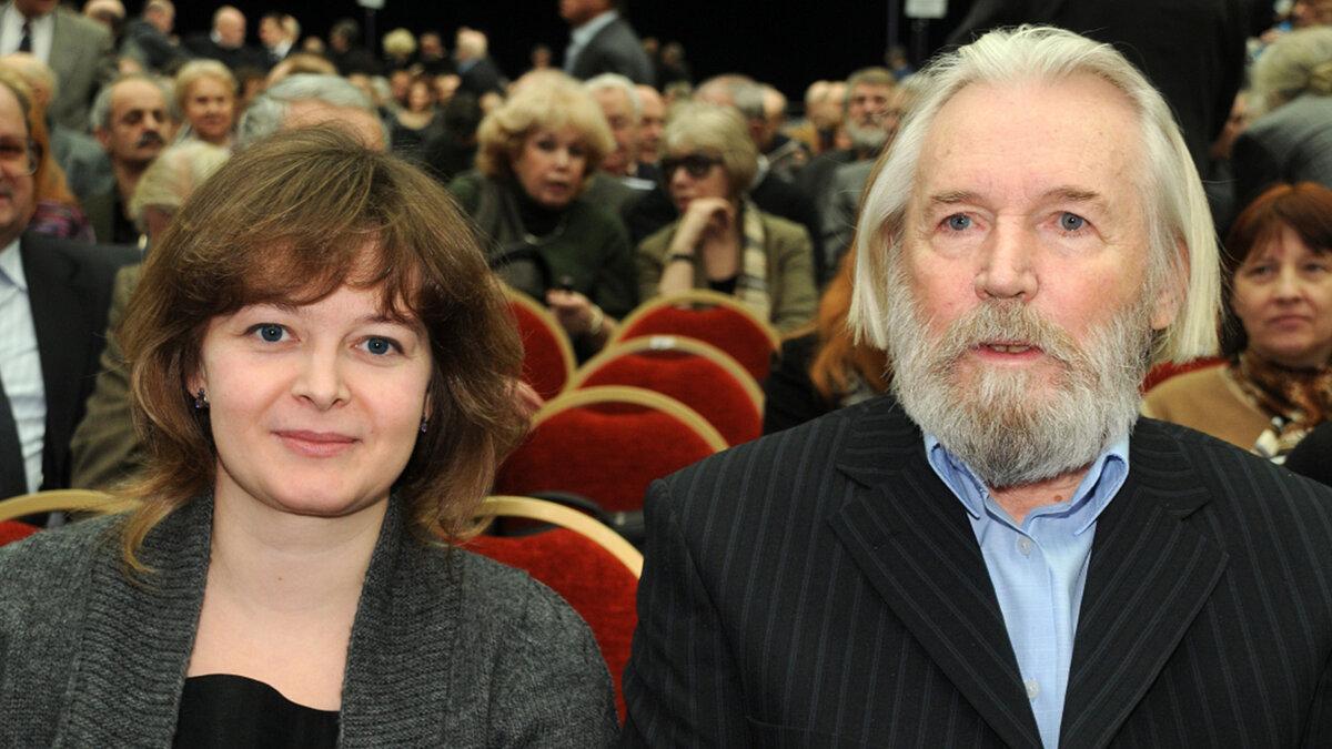 Станислав Любшин с женой Ириной