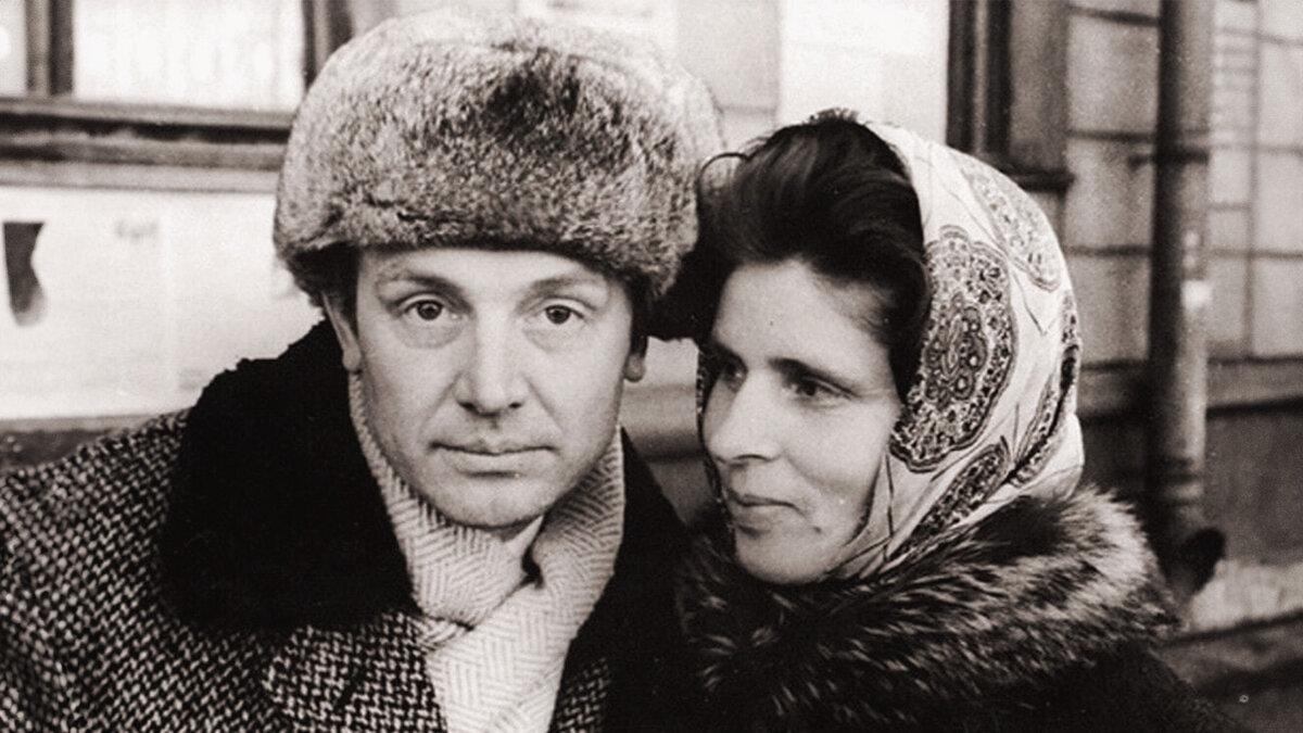 Иннокентий Смоктуновский и его жена Суламифь Кушнир