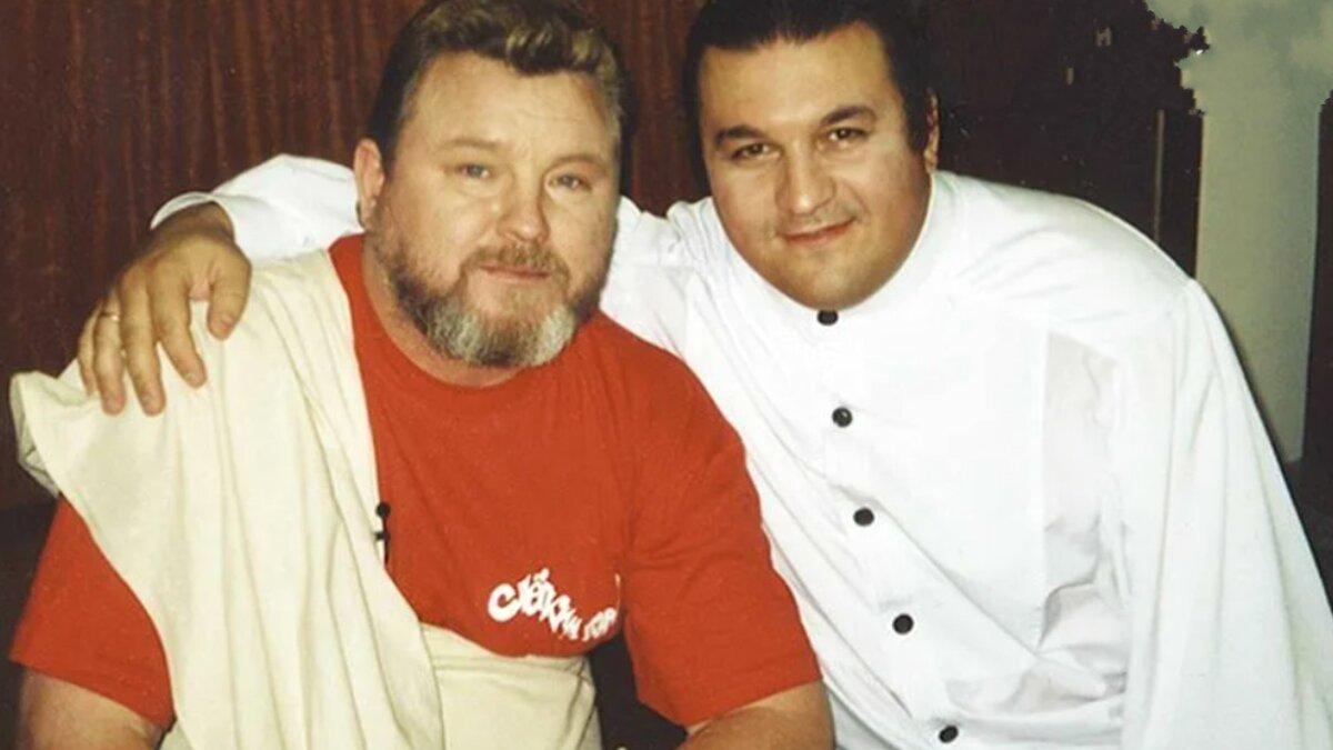 Михаил Евдокимов и Валерий Сёмин в программе «С лёгким паром!» (2002г)