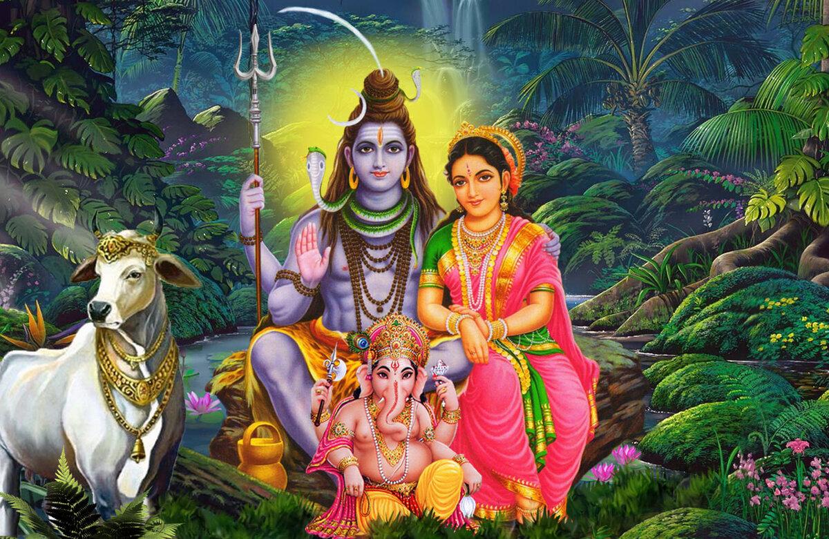 Бог Шива и богиня Шакти
