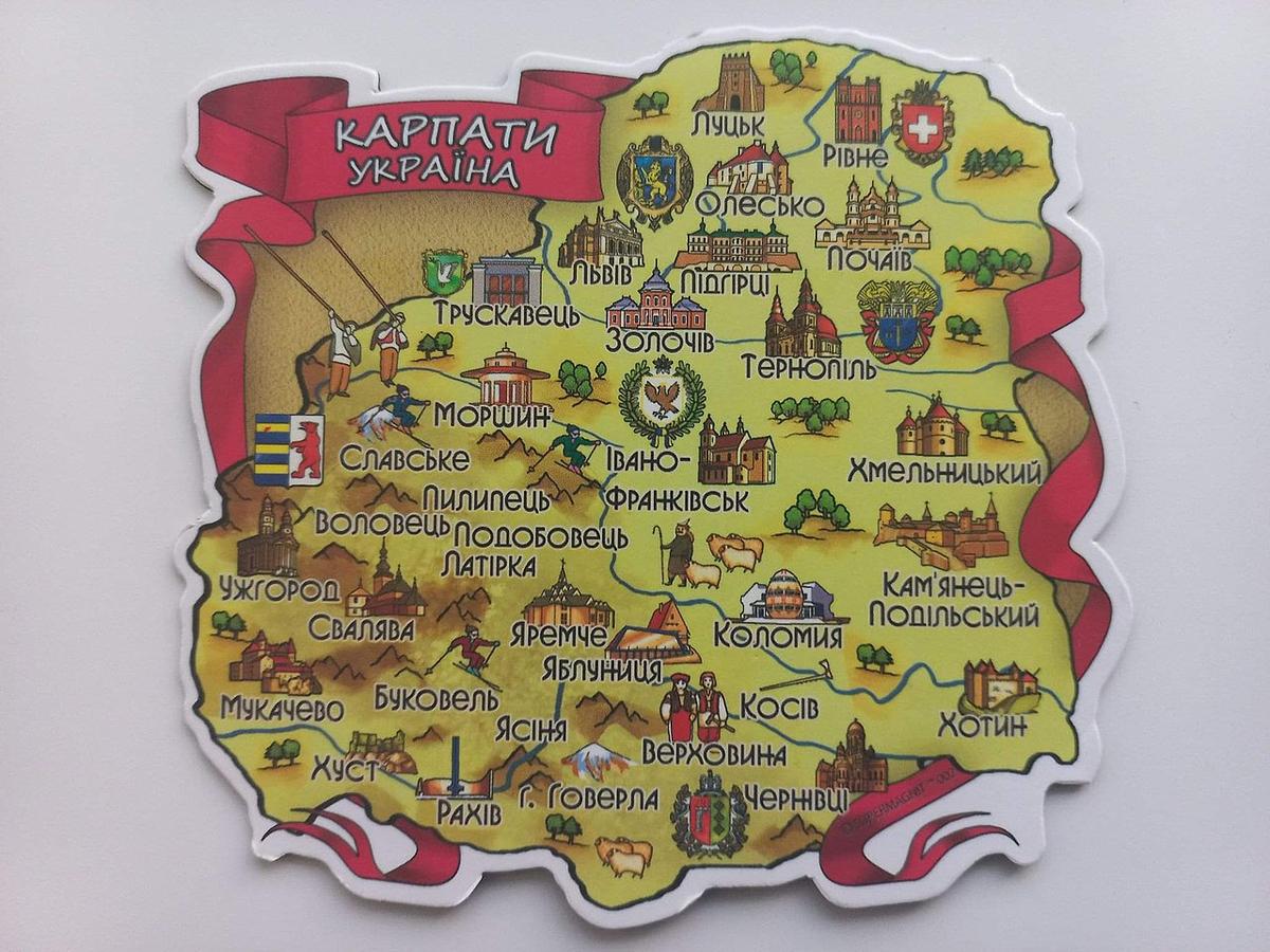 Западная Украина на сувенире
