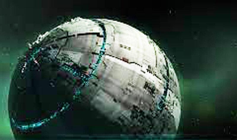 Исследователь НЛО и аномальных явлений, Алекс Коллиер, заявляет, что Луна - это межзвездный транспортный корабль, который был доставлен на орбиту Земли из другой звездной системы.-5