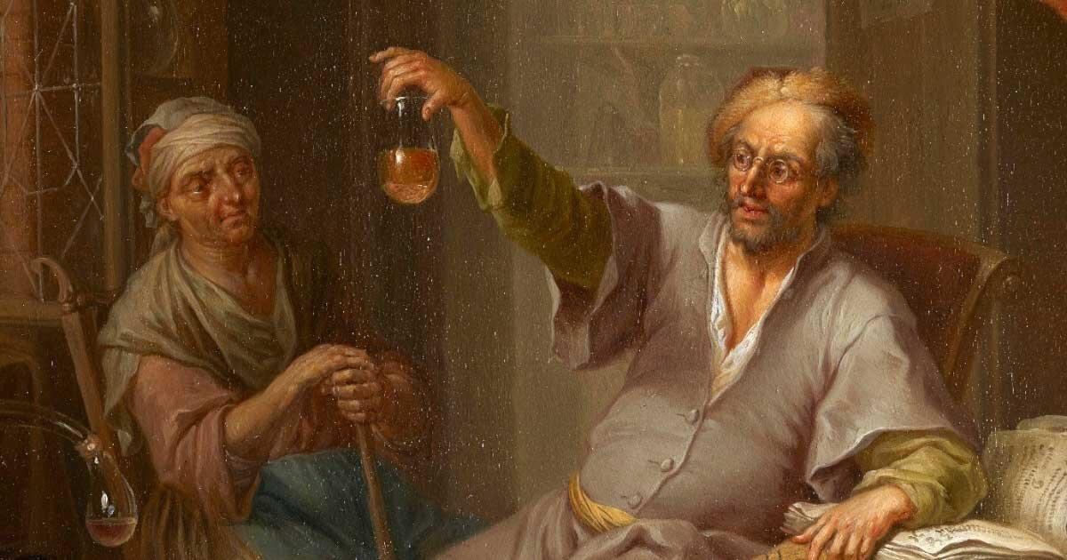 Медицинский алхимик. Уроскопия Франца Кристофа Яннека (1703-1761)
