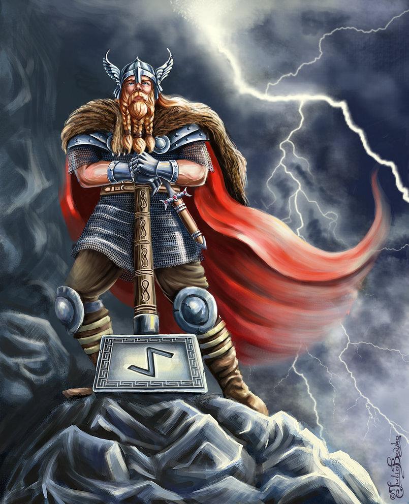 Тор - бог грома в скандинавской мифологии/ Фото: mifolog.com