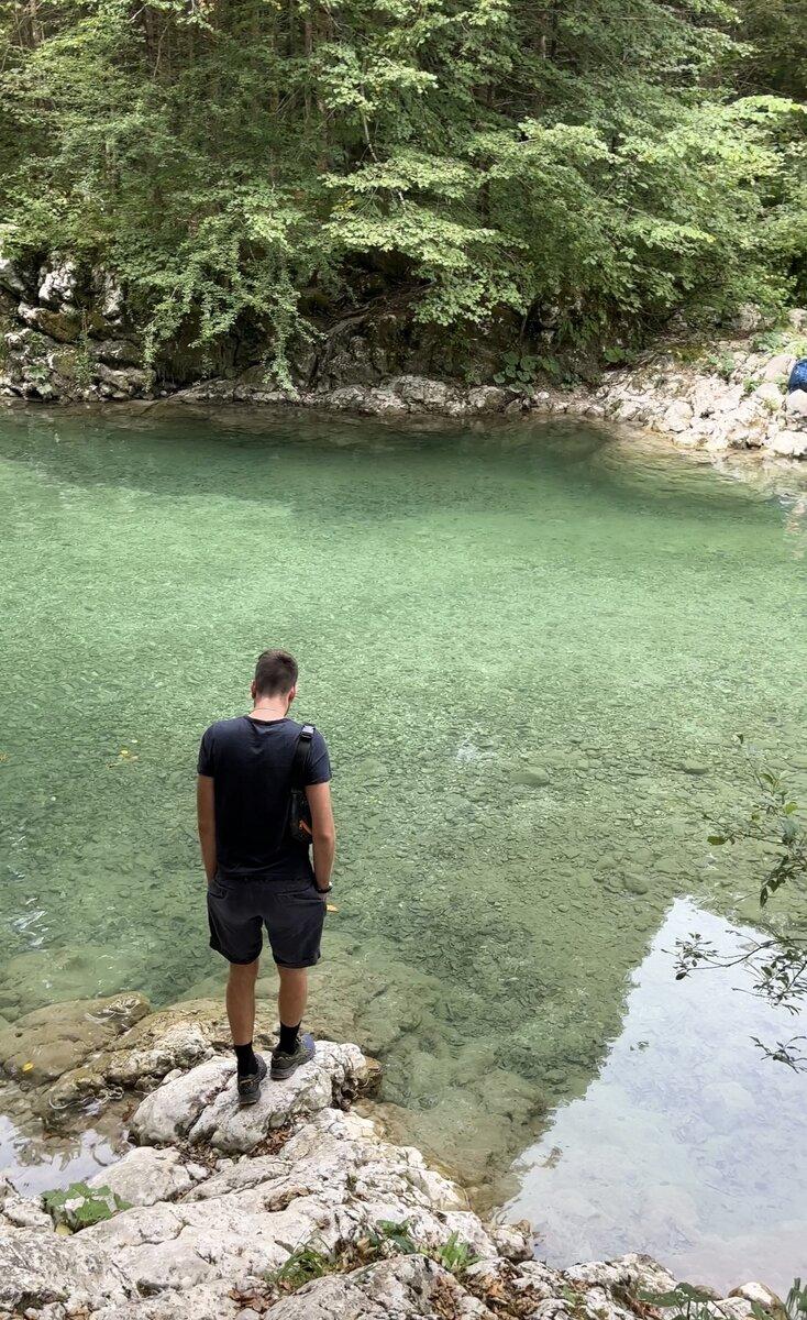 Природа Словении  чистейшая вода. Местный сказал, из-за короны стали меньше людей, зато природа очистилась 