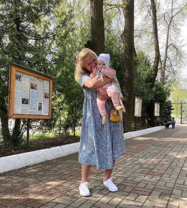 Ирина Бородина с внучкой Норкина - Евангелиной