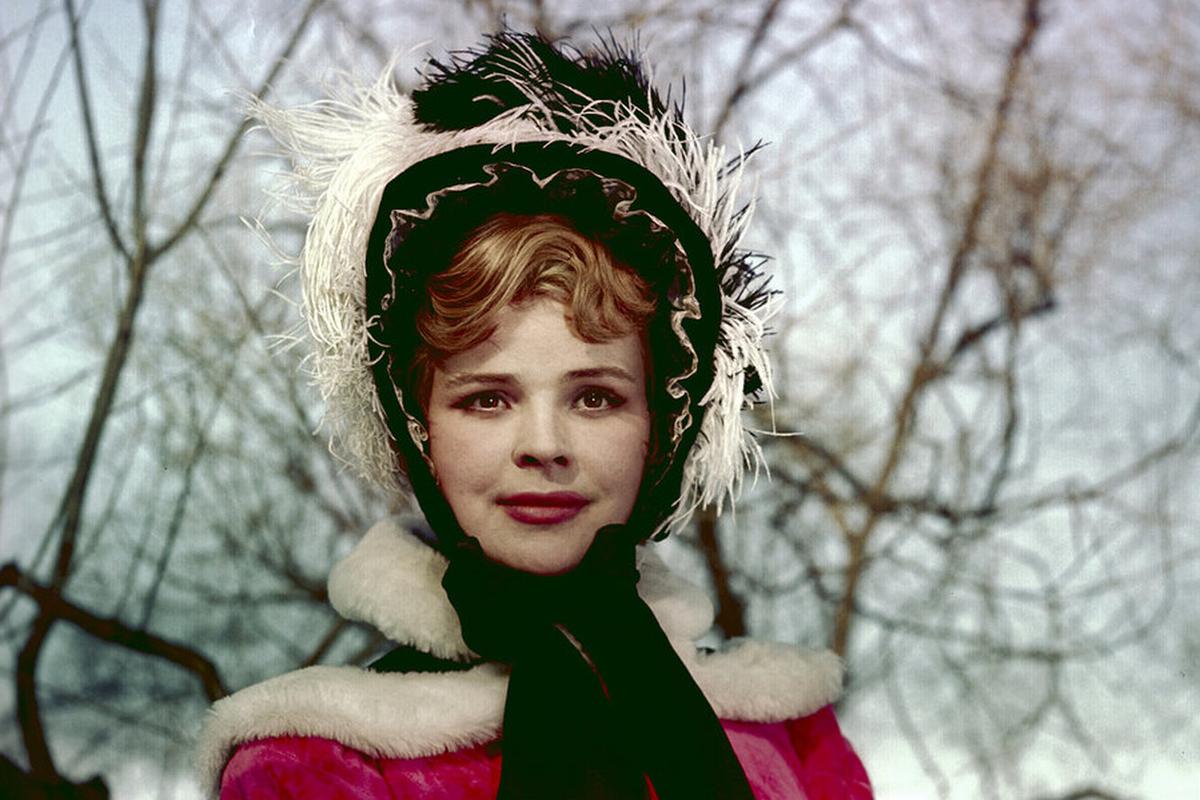 В водевиле "Крепостная актриса", 1963 год