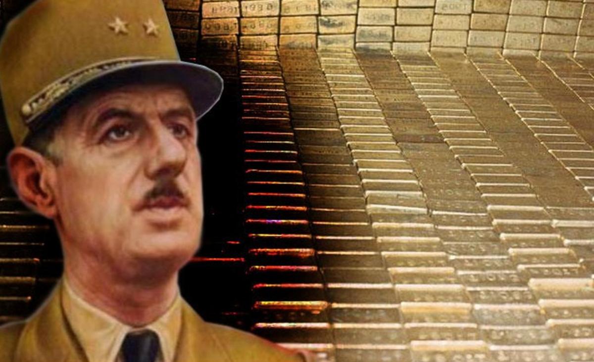  В 1965 году французский лидер Шарль де Голль загрузил корабль долларами и отправил в Америку менять их на золото