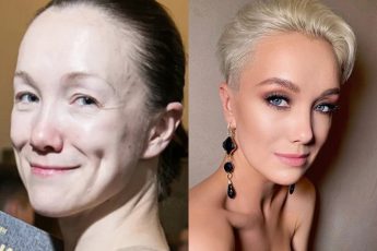 24 известные женщины с макияжем и без